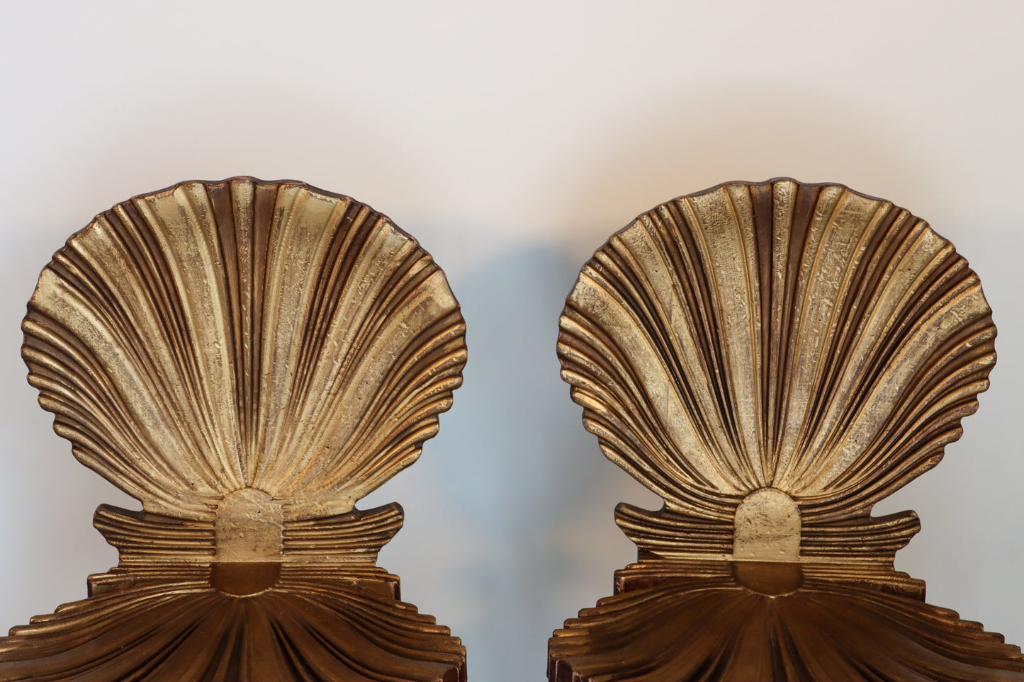 006 | Pair of Grotto Style Giltwood Side Chairs