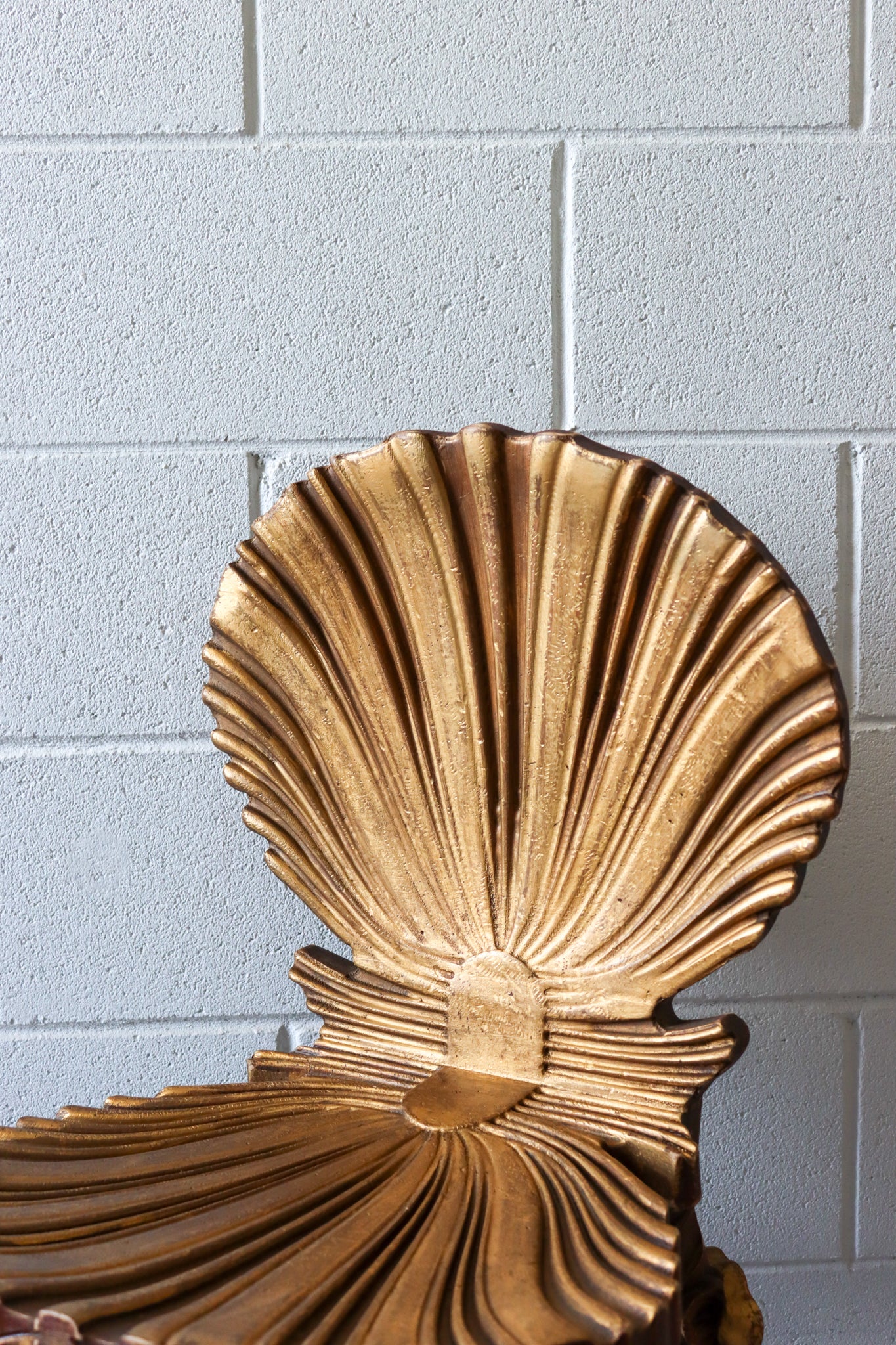 006 | Pair of Grotto Style Giltwood Side Chairs