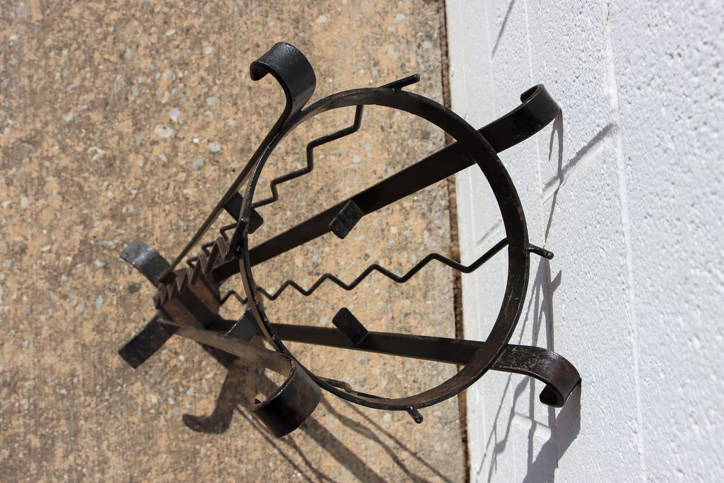 001 | French Black-Painted Metal Jardinière